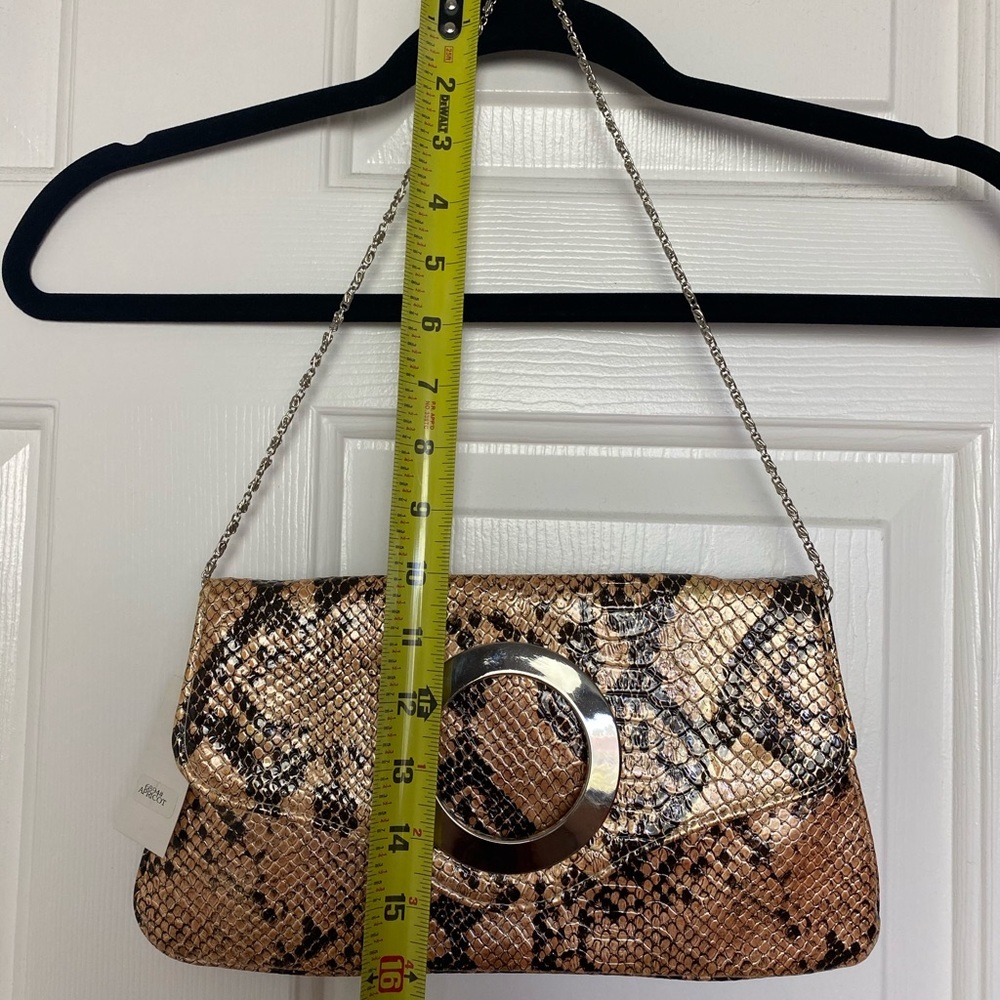 Y2K NWT Fashion Snake Print Should Bag Purse - Picture 4 of 7